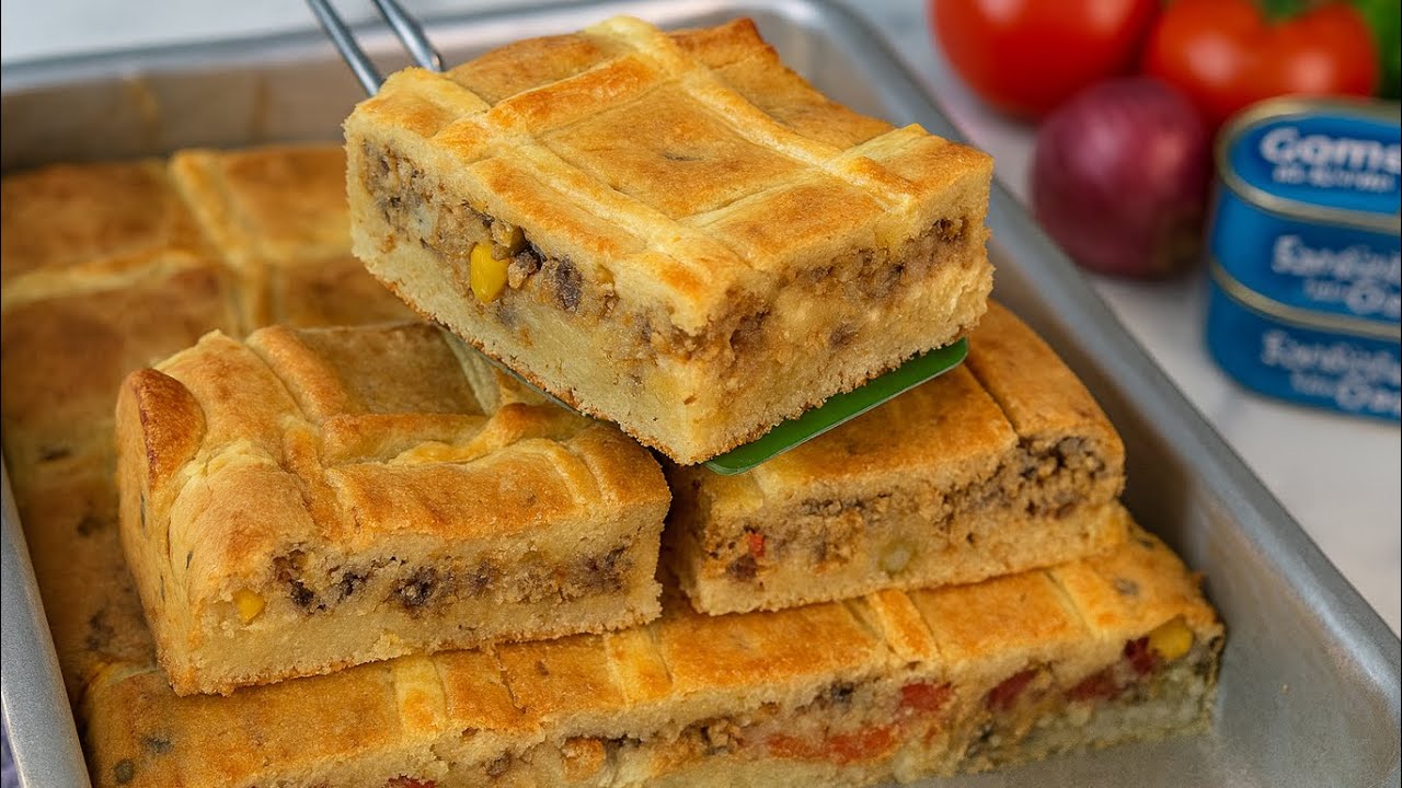 Torta de Sardinha Perfeita em 10 Min de Preparo! Massa ESPECIAL + Recheio SIMPLES e Caprichado