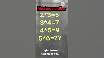 IQ Lavel Test|Maths missing number|Reasoning missing number #iqtest #maths #missing #shortvideo