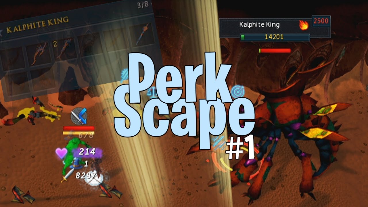 First time Soloing Kalphite King! - RuneScape (PerkScape #1)