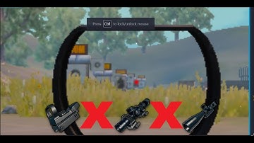 How To Convert RED DOT To 8x Scope On Emulator | pubg mobile new scope tricks | Easy Making