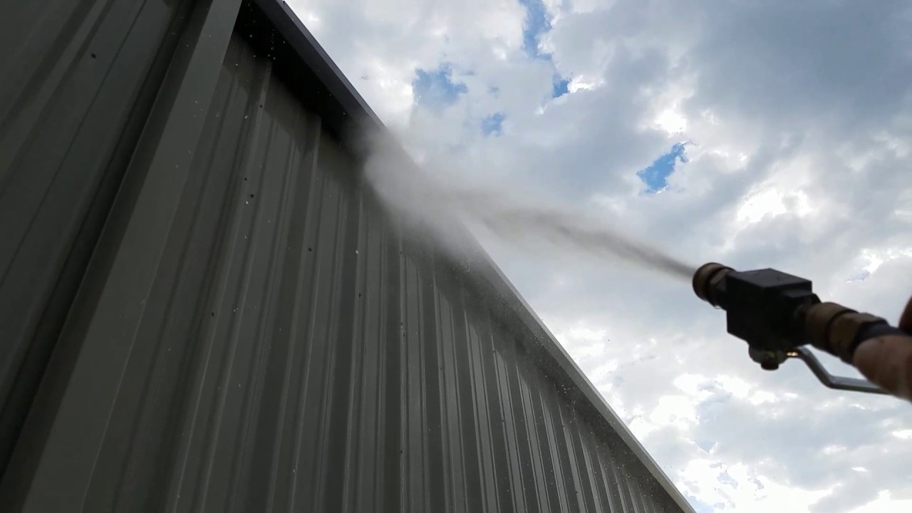 Pressure Washing ball valve rinse - YouTube