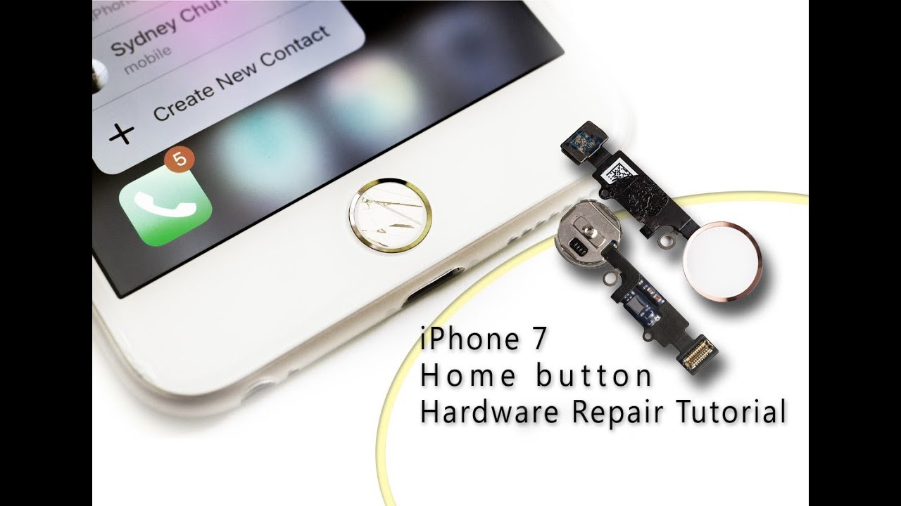 DIY iPhone 7 Home Button Touch ID Hardware Repair / Home- und Touch-ID