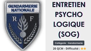 Entretien Psychologique Gendarme (SOG)