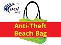 Cool Bag Locking Travel Beach Tote and Anti-Theft Beach Bag