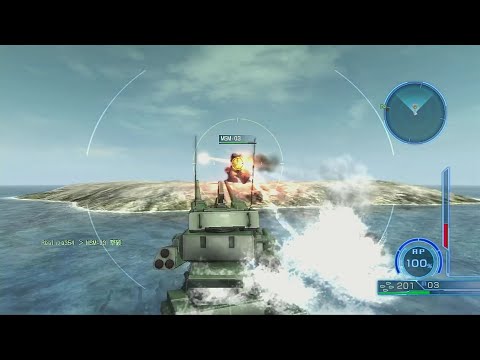 [PS3ガンダム戦記] #39 ガンタンクⅡ -水中戦対応型- (海上レーダー迎撃任務：HELL)