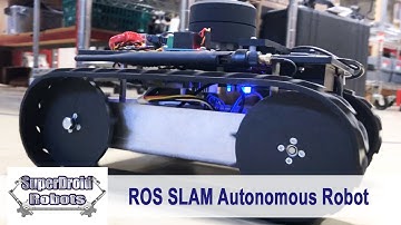 ROS SLAM Autonomous Robot by SuperDroidRobots