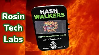 Reviewing Rosin Tech Labs Ice Water Hash Infused Pre Rolls Strain Solar Flair
