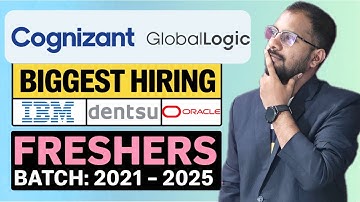 Cognizant, GlobaLogic New Recruitment Drive | IBM, Dentsu, HP, equiniti Jobs | Register Now