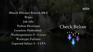 Python Developer (Wipro)