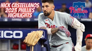 NICK CASTELLANOS 2023 PHILLIES HIGHLIGHTS #PHILLIES, #NICKCASTELLANOS, #MLB