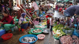 Cambodian Early Morning Vegetable Market - Daily Lifestyle & Activities Of Vendors Selling Food by Countryside Daily TV 3,752 views 6 days ago 32 minutes