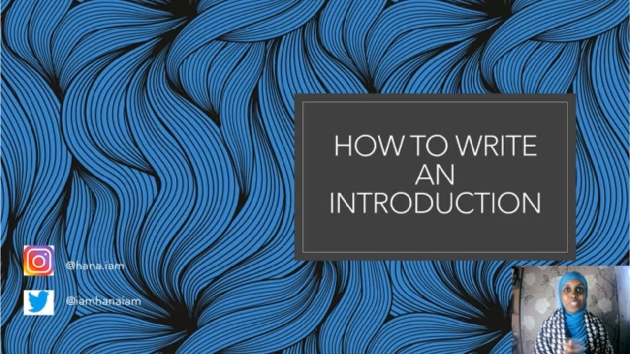 How to Write The Perfect Introduction For GCSE English Exams | Hana.iam ...