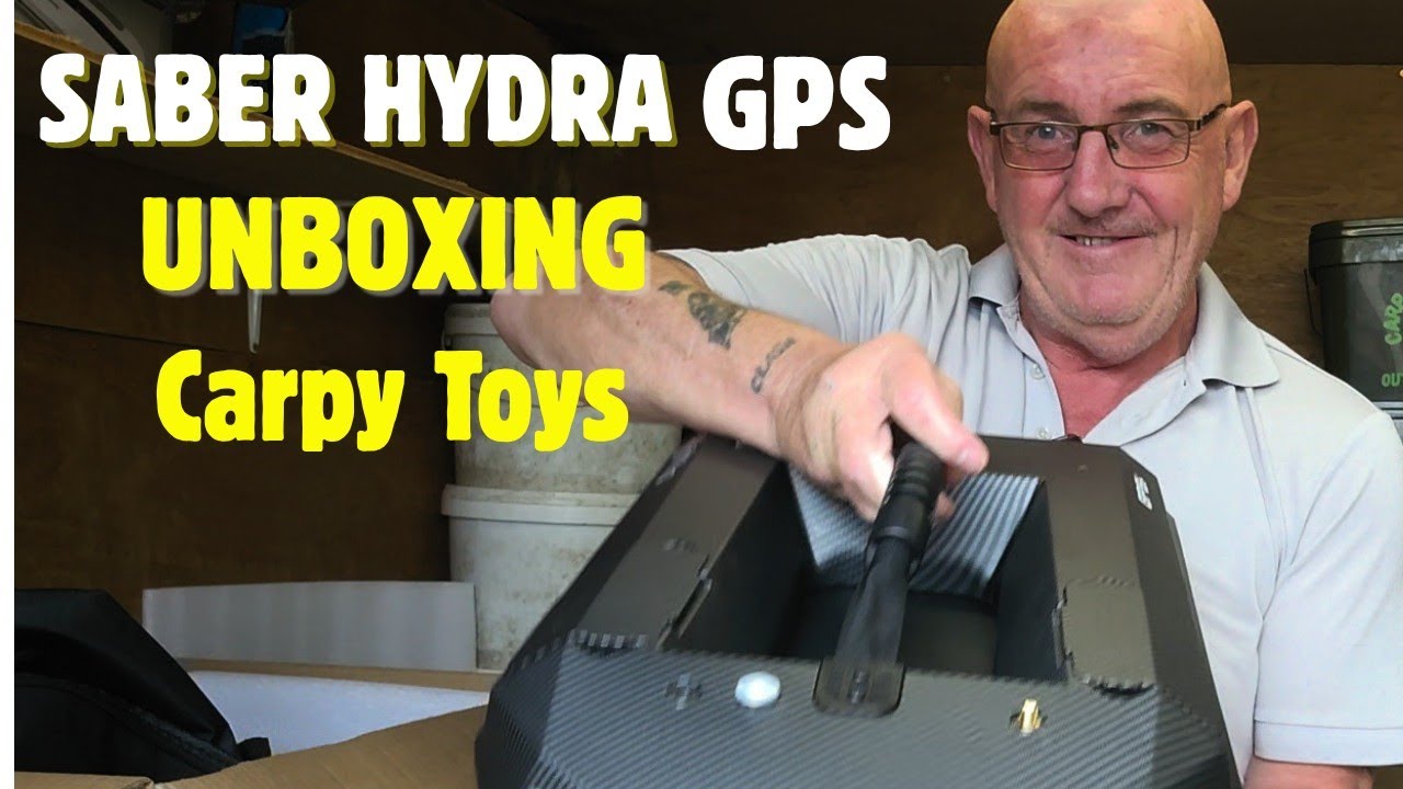 Unboxing and first look at Saber HYDRA GPS bait boat. #baitboat #baitboats #carpbait