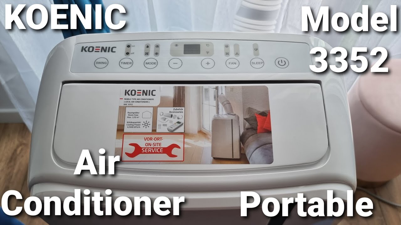 KOENIC Portable Air Conditioner Mobile Type KAC 3352 - YouTube