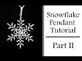 Wire Wrapped Jewelry Tutorial : Snowflake Pendant Part 2