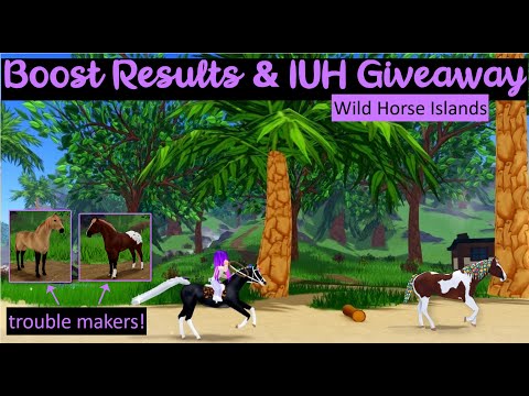Boost Results + IUH Giveaway - Wild Horse Islands