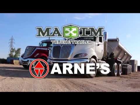 Arne's New Ultramax Side Dump with Maxim Truck & Trailer!