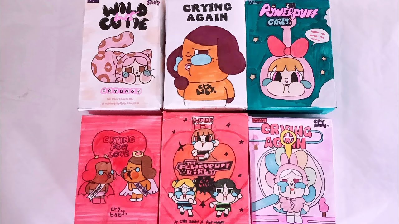 (Paperdiy🍼) Unboxing Every Crybaby Blind Box✨ 