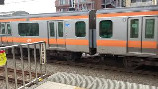 中央線E233系　武蔵境　到着