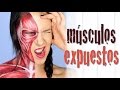 Maquillaje músculos expuestos Halloween Makeup FX #53 | Silvia Quiros