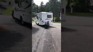 MOTOW Motorcycle Tow Hitch for RVs Trucks Cars SUVs Highway Tested 1,000s of miles, No Tilting
