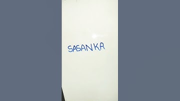 creating a brand logo using name Sasanka #video #shots #brandlogodesign