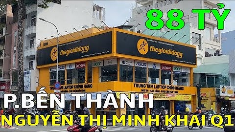 Bán nhà mặt tiền đường NGUYỄN THỊ MINH KHAI, P. Bến Thành, QUẬN 1 - Mã sp: SK1150