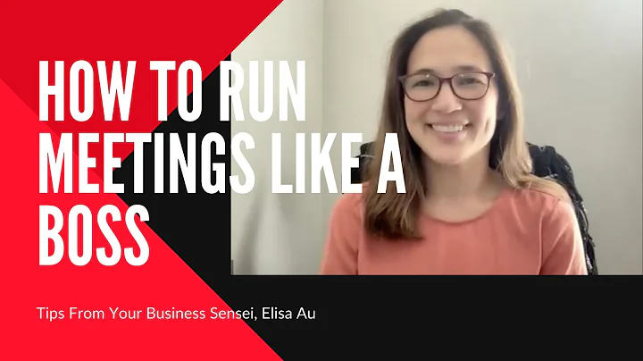 How To Run Meetings Like a BOSS