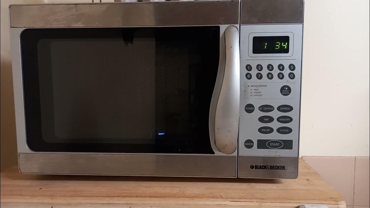 Setting Clock on a Black and Decker BMO700S. YouTube