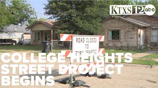 College Heights street project begins as Abilene residents brace for months of repairs