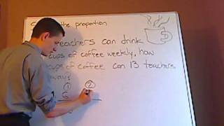 Famous algebra - translating a word problem into a proportion - example 1 Net Worth