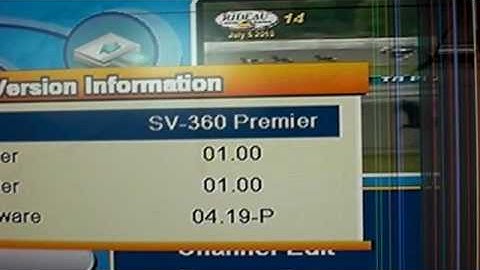 Sonicview SV-1000 running SV-360 Premier ROM