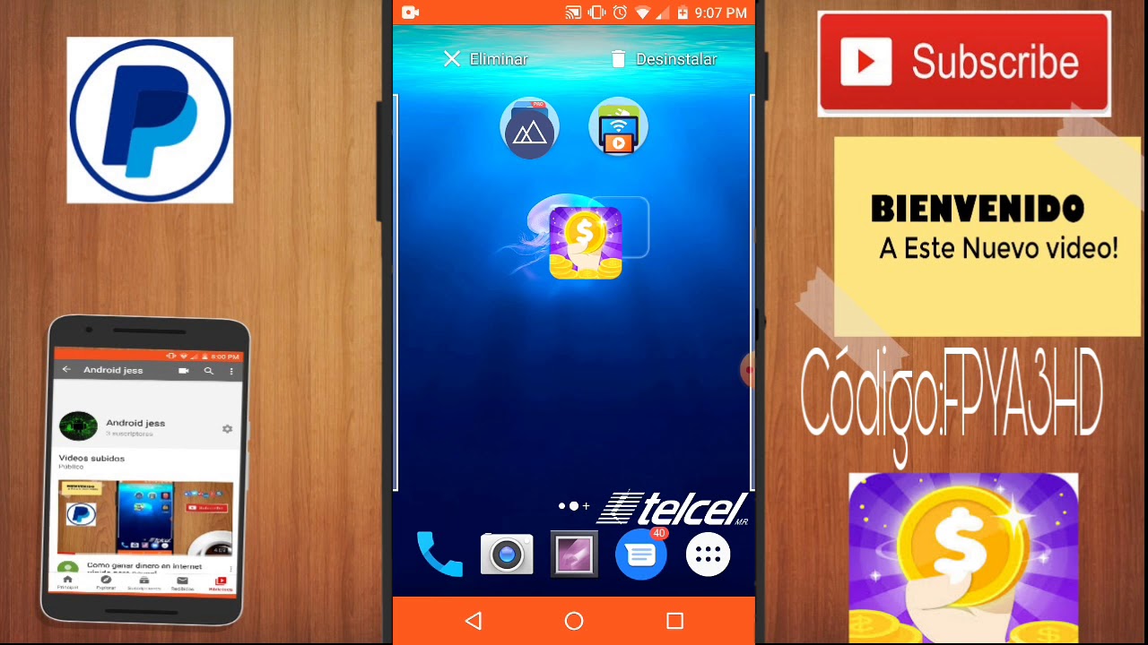 Nueva App para ganar DINERO Para PAYPAL Viendo Anuncios 2020 YouTube