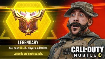 MY FIRST TIME hitting LEGENDARY in COD MOBILE!! (RANKED MULTIPLAYER)