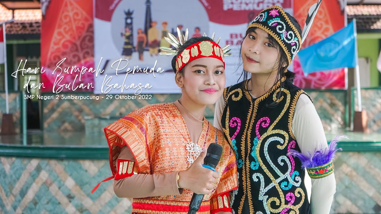 Peserta Didik SMP Negeri 2 Sumberpucung Memperingati Hari Sumpah Pemuda dan Bulan Bahasa - 2022