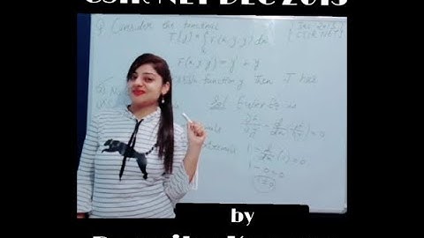 Question || CSIR NET DEC 2013 || Calculus of Variation   ||               Part -B