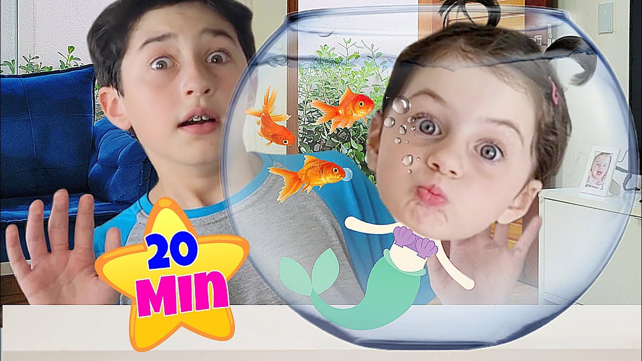 Маленькая сестренка стала водной русалкой Забавная история для детей | Мими Жулинья