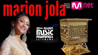 MAMA 2018 -  Marion jola