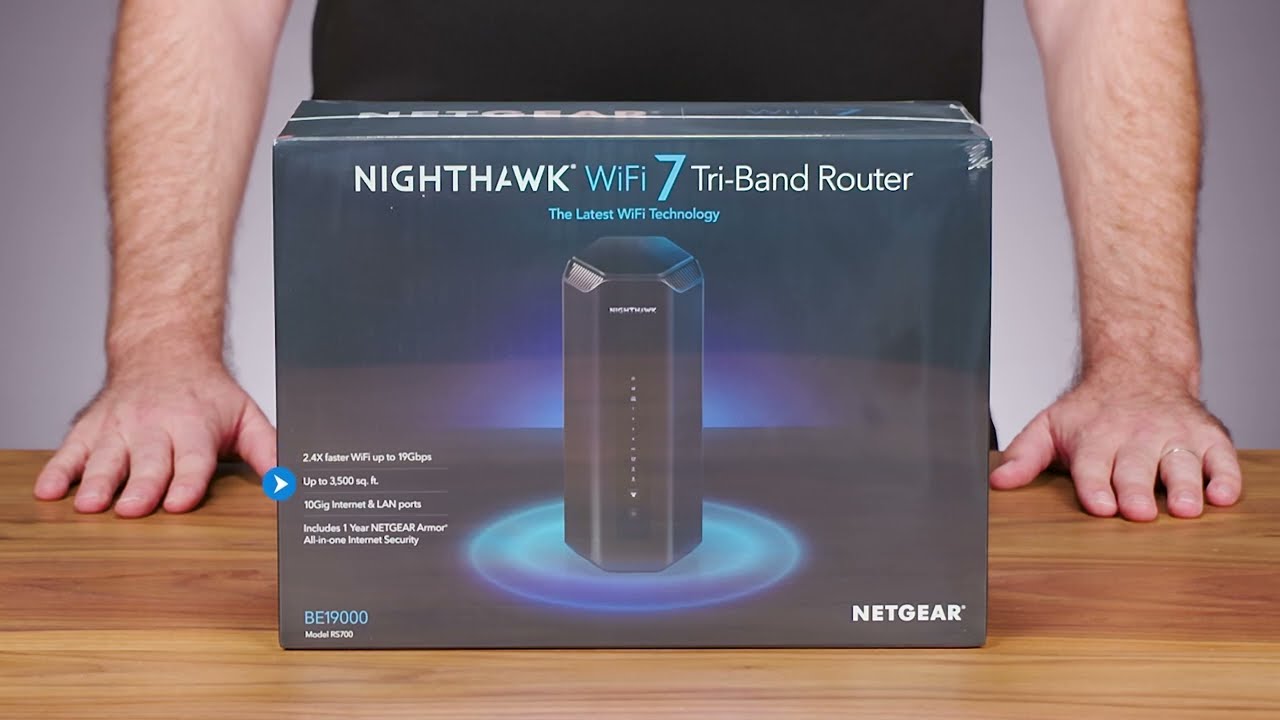 Nighthawk RS700S Tri-Band WiFi 7 Router Unboxing 