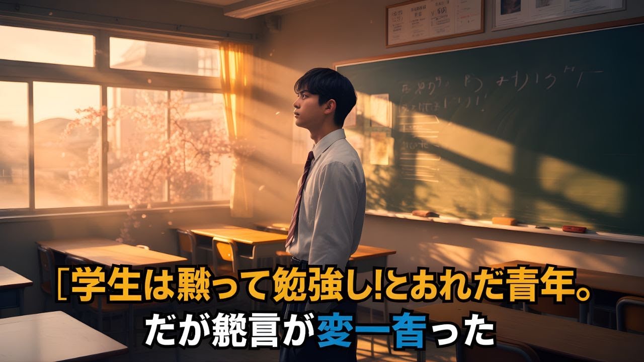 「学生は黙って勉強しろ！」と笑われた青年。だが一言で歴史が変わった