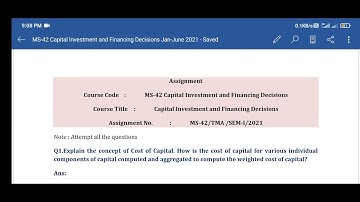 MS 42 Solved Assignment 2021 / pdf watsapp me 6203869593 #ignou mba