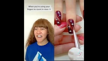 When you’re using your dingers to count in class 😭😭 #school #virus #funny #foryou #lourd