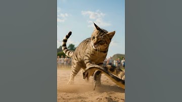 When the Snake Messed With the Wrong Cat 😼🐍#snake #cat #catshorts #catvideos #animals #animalshort