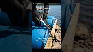 🌊 They built a floating house on water! 😲#tacooz#floatinghouse #animated #fypシ゚viral #waterhouse