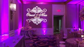 Wedding Monogram at Four Seasons Hotel Atlanta | Liquid AV