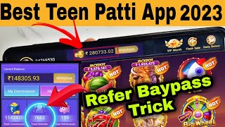 Teen Patti Gold Refer Baypass Trick? Best Teen Patti App | unlimited refer tricks | #3pattigold screenshot 5