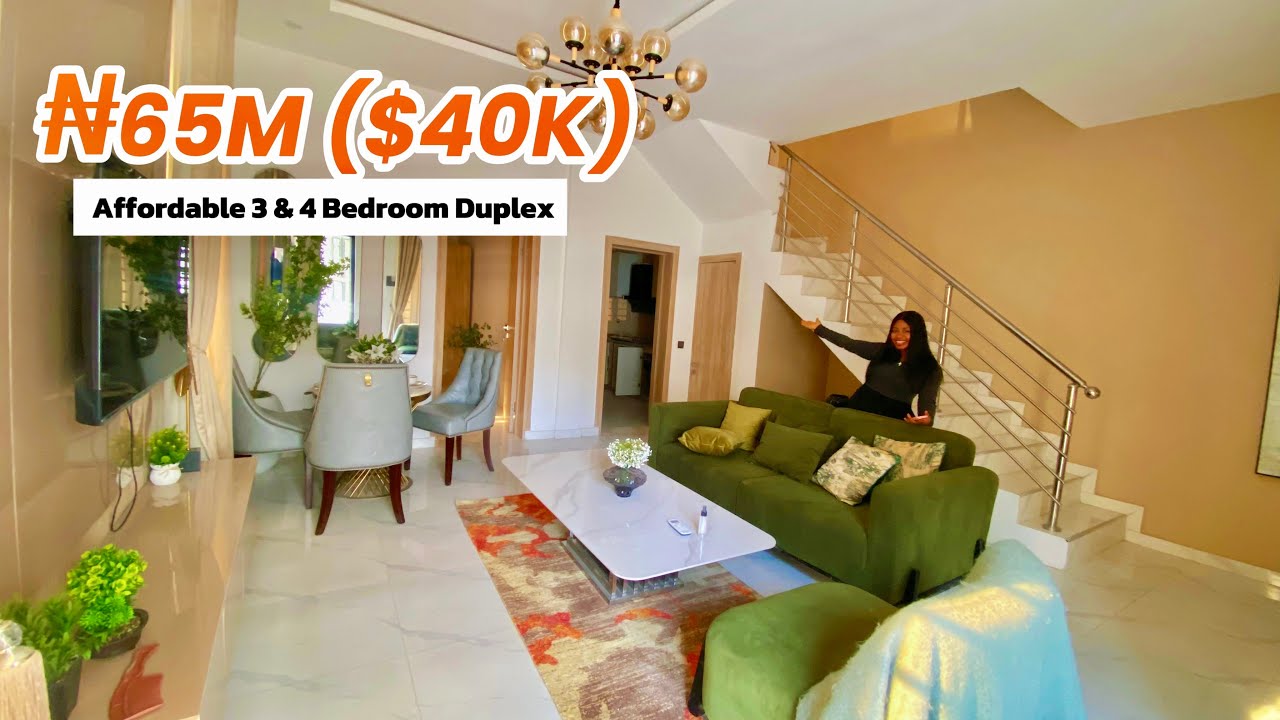Affordable ₦65 MILLION ($40K) 3 & 4 Bedroom Duplex in Lekki-Ajah, Lagos.