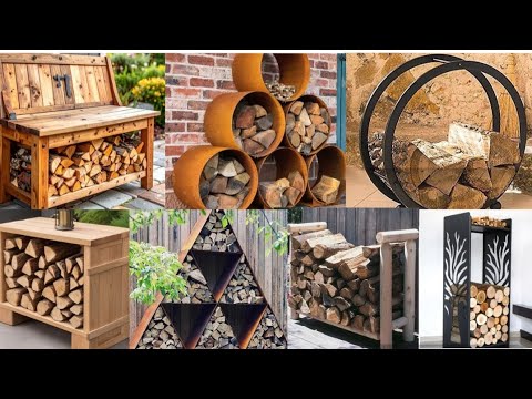 Creative Firewood Rack Design Ideas to Enhance Your Space - YouTube