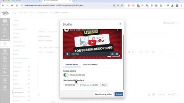 Video Quizzes with Canvas Studio