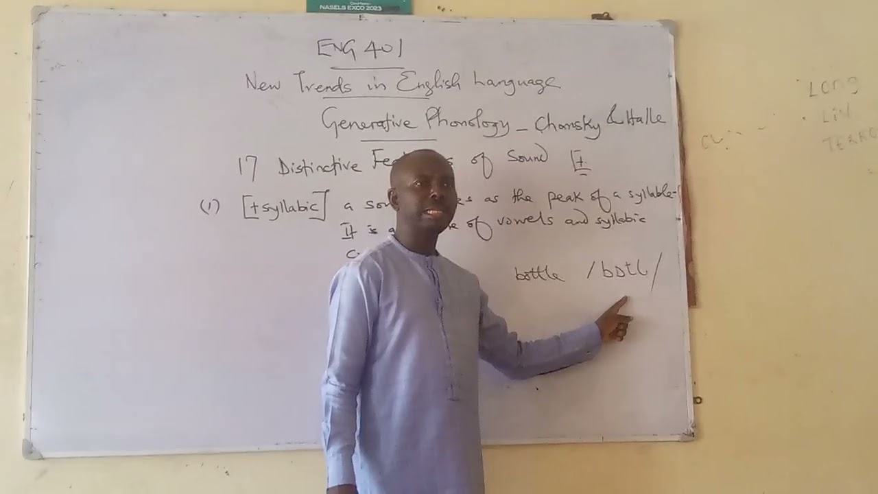 Teaching the 17 distinctive features of sound in Generative Phonology 